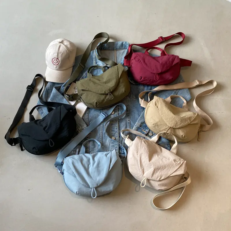 Women's Black Crossbody Bag for Fitness Cycling Wear
