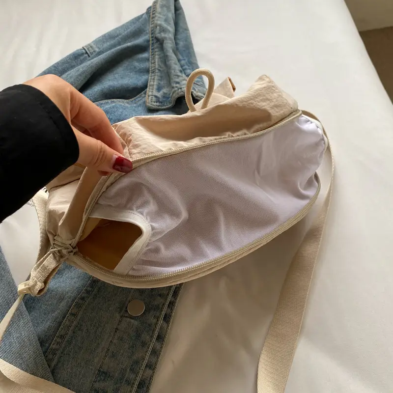 Women's Black Crossbody Bag for Fitness Cycling Wear