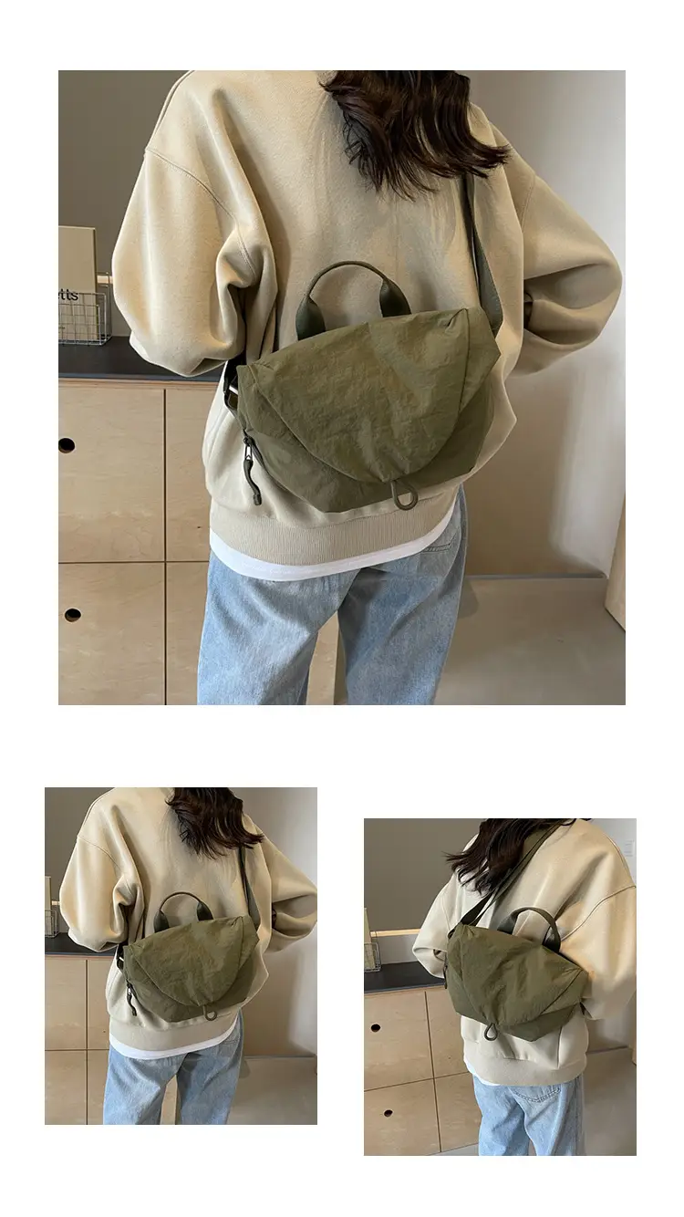 Women's Black Crossbody Bag for Fitness Cycling Wear — feature 14