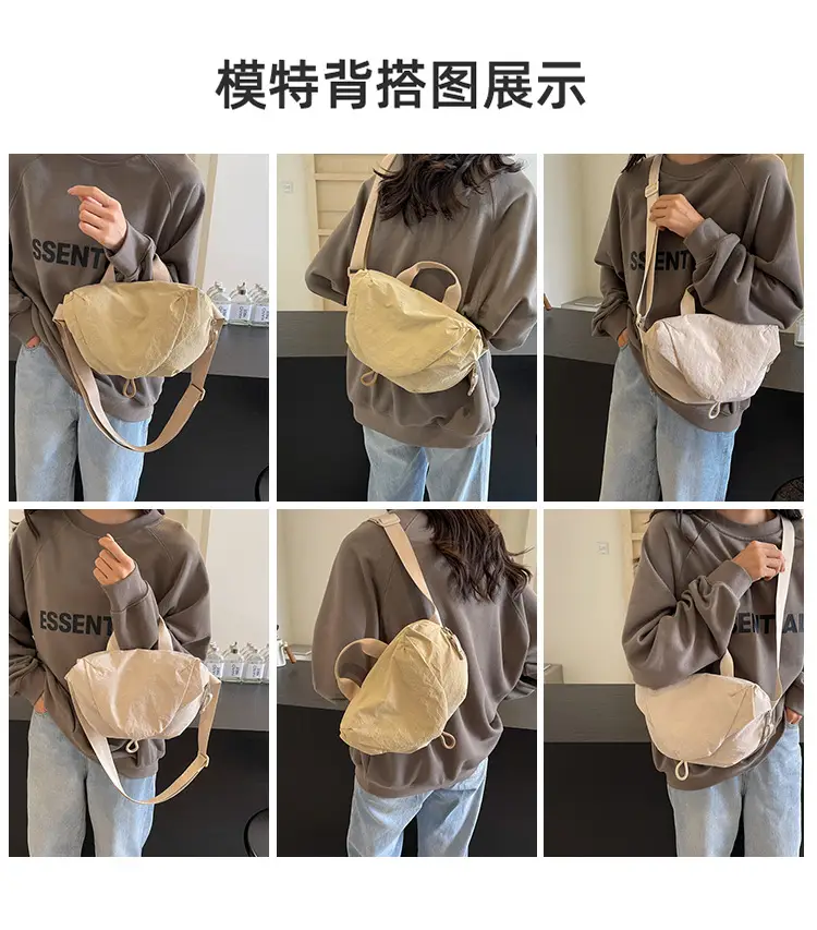 Women's Black Crossbody Bag for Fitness Cycling Wear — feature 9