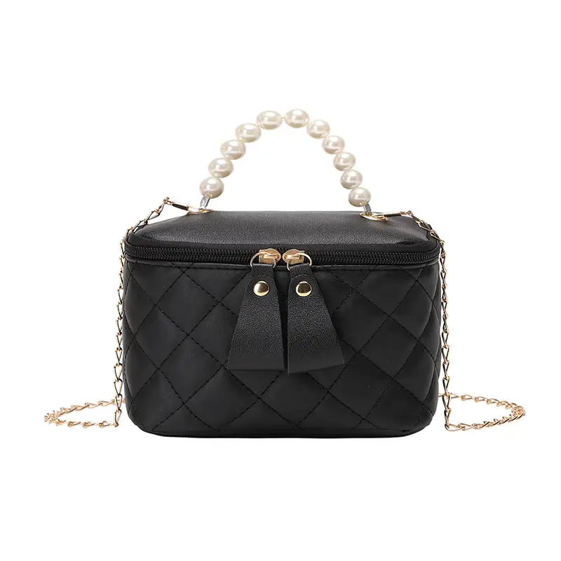 Women's Diamond Embroidered Pearl Cosmetic Bag 2024 - Image 10
