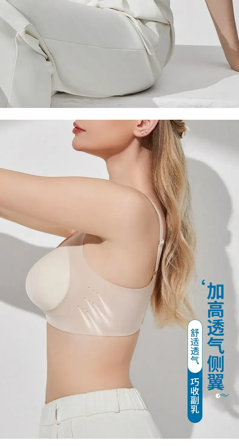 Jelly Soft Anti-Sagging Bra Women Summer Thin — feature 7