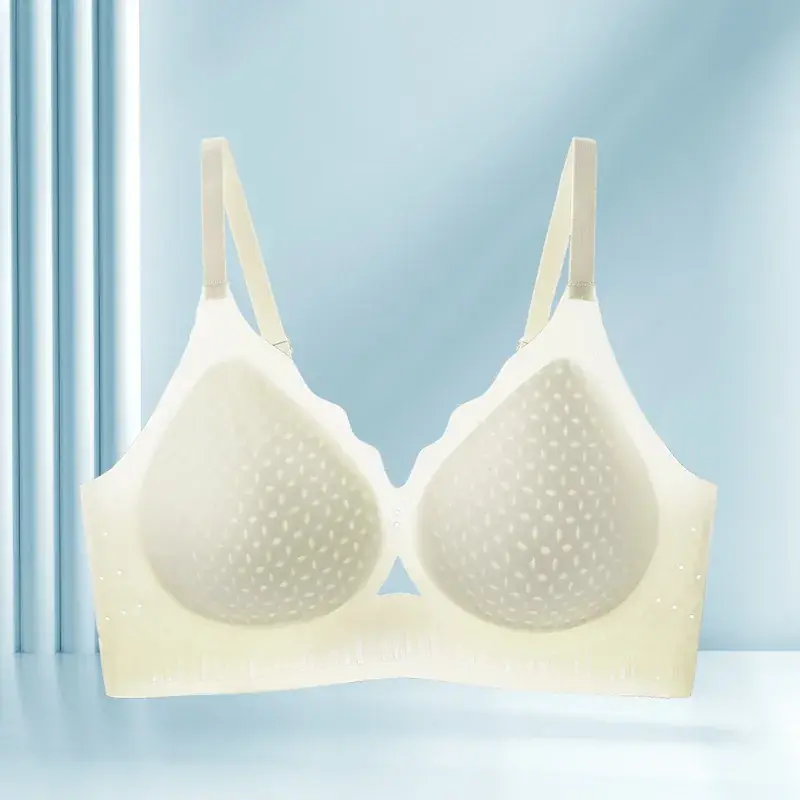 Jelly Soft Anti-Sagging Bra Women Summer Thin - Image 2