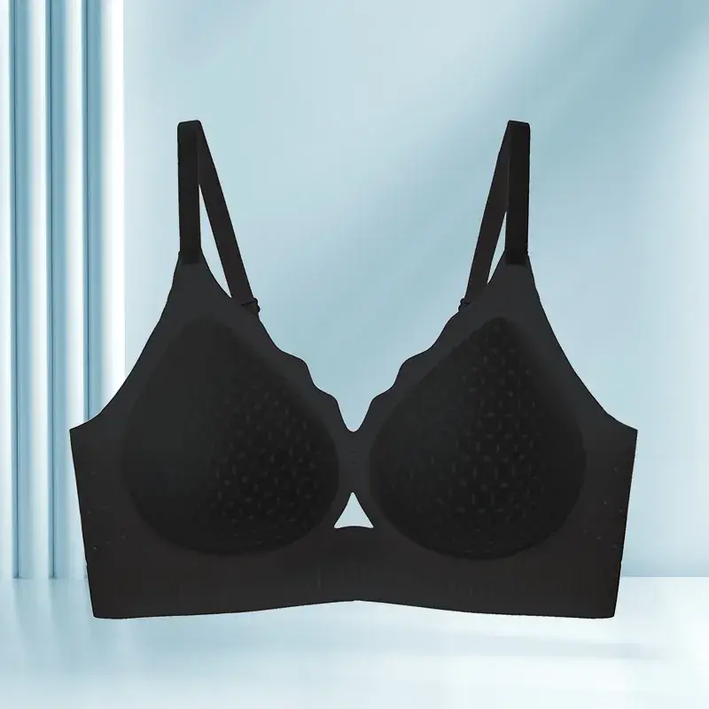 Jelly Soft Anti-Sagging Bra Women Summer Thin - Image 3