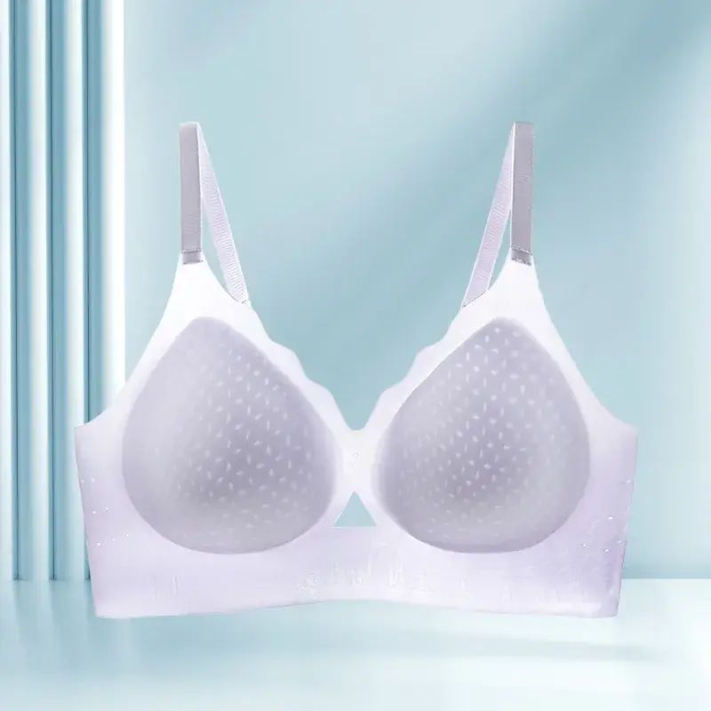 Jelly Soft Anti-Sagging Bra Women Summer Thin - Image 5
