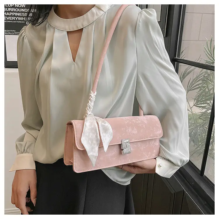 Gentle Silk Scarf Shoulder Bag Women Spring Summer — feature 10