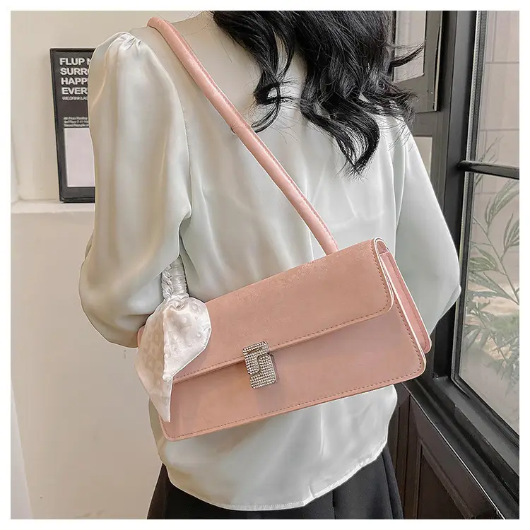 Gentle Silk Scarf Shoulder Bag Women Spring Summer — feature 11