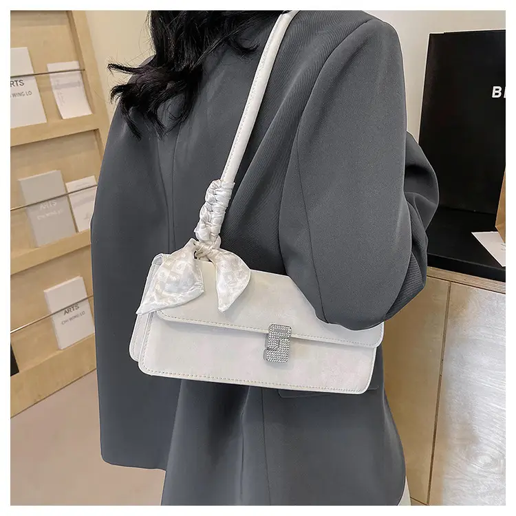 Gentle Silk Scarf Shoulder Bag Women Spring Summer — feature 17