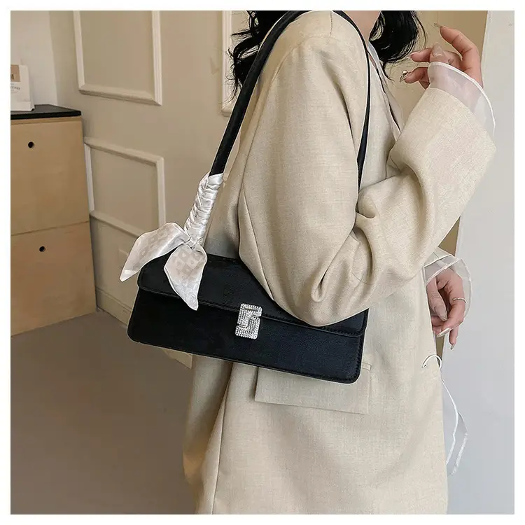 Gentle Silk Scarf Shoulder Bag Women Spring Summer — feature 18