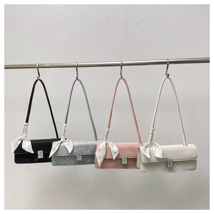 Gentle Silk Scarf Shoulder Bag Women Spring Summer — feature 21