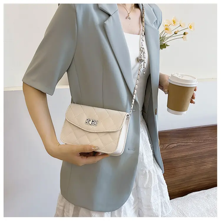 Women's White Chain Crossbody Bag 2024 New — feature 15
