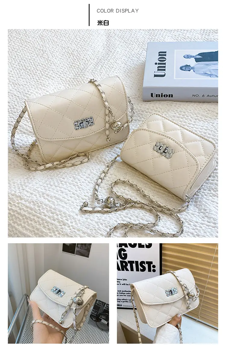 Women's White Chain Crossbody Bag 2024 New — feature 30