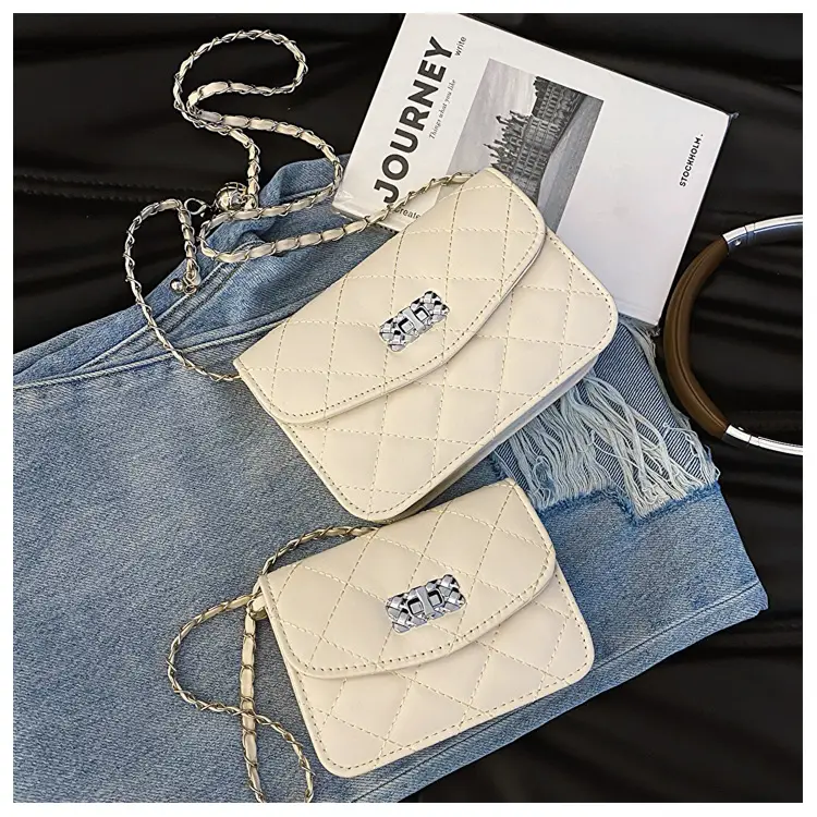 Women's White Chain Crossbody Bag 2024 New — feature 34