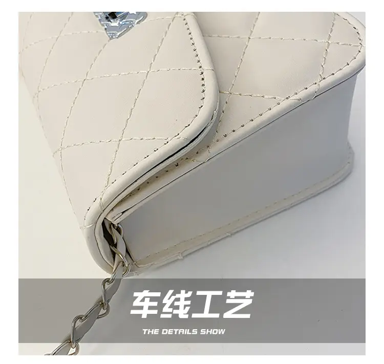 Women's White Chain Crossbody Bag 2024 New — feature 4