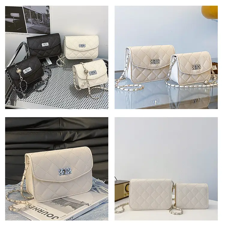 Women's White Chain Crossbody Bag 2024 New — feature 9