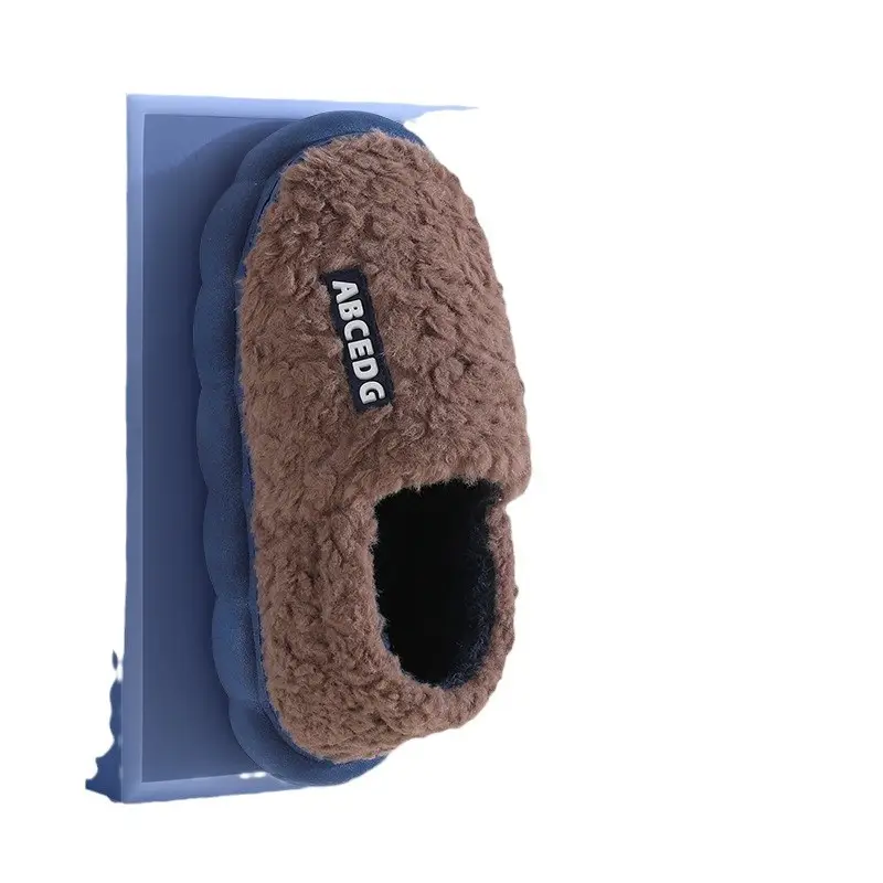 Winter Cotton Slippers for Men Women Warm Waterproof