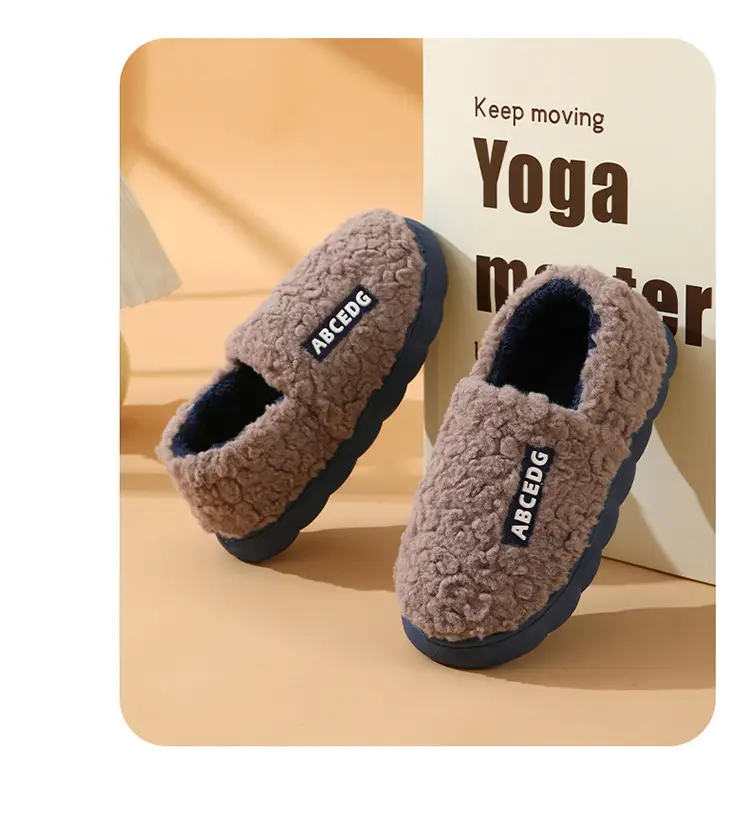 Winter Cotton Slippers for Men Women Warm Waterproof — feature 12