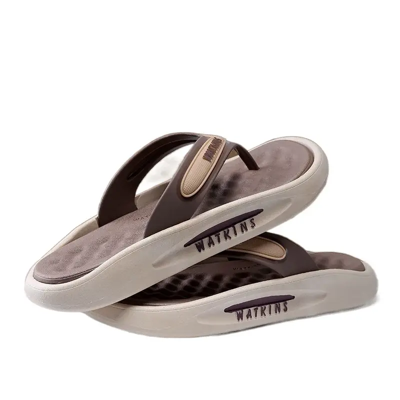 Soft Sole High-end Flip-flops for Men, Thick-soled Summer Outer Wear, Beach Non-slip, Cool and Handsome Flip-flops for Men - Image 11