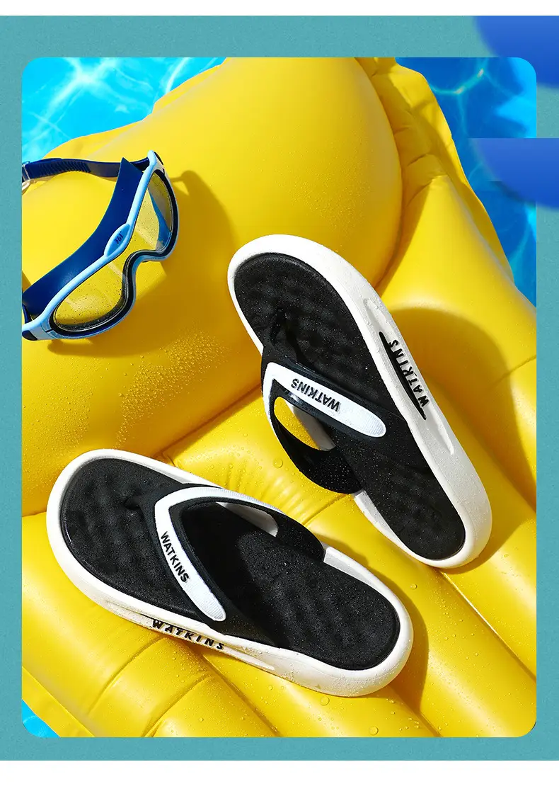 Soft Sole High-end Flip-flops for Men, Thick-soled Summer Outer Wear, Beach Non-slip, Cool and Handsome Flip-flops for Men — feature 17