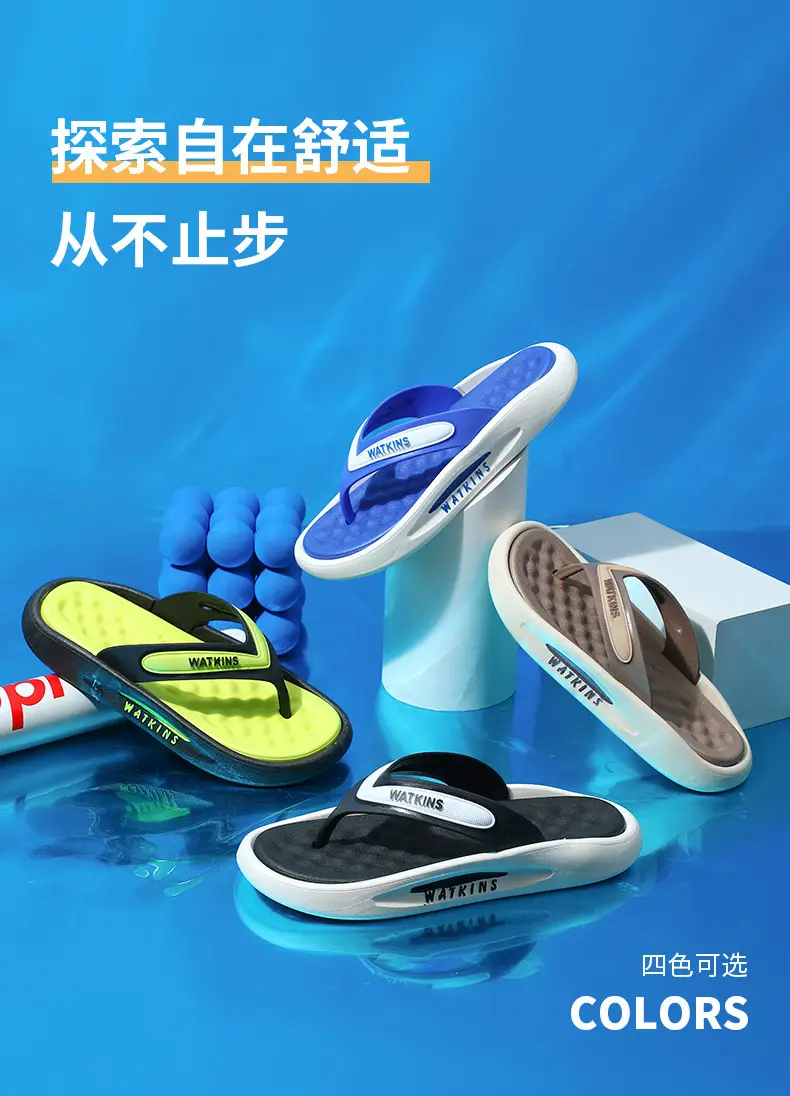 Soft Sole High-end Flip-flops for Men, Thick-soled Summer Outer Wear, Beach Non-slip, Cool and Handsome Flip-flops for Men — feature 2