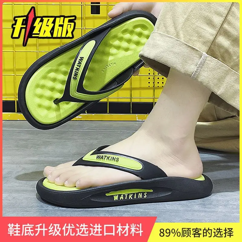 Soft Sole High-end Flip-flops for Men, Thick-soled Summer Outer Wear, Beach Non-slip, Cool and Handsome Flip-flops for Men - Image 8