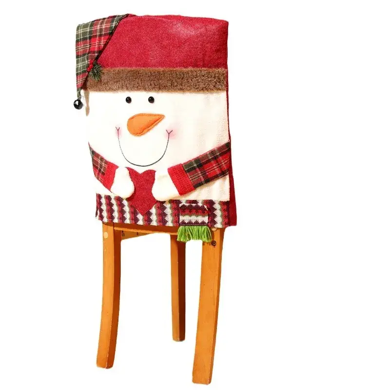 Santa Claus Chair Cover Christmas Table Decor 47x54cm - Image 8