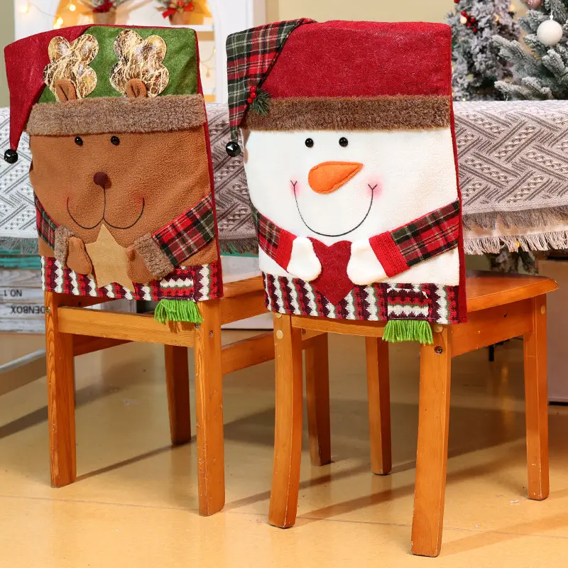 Santa Claus Chair Cover Christmas Table Decor 47x54cm — feature 4
