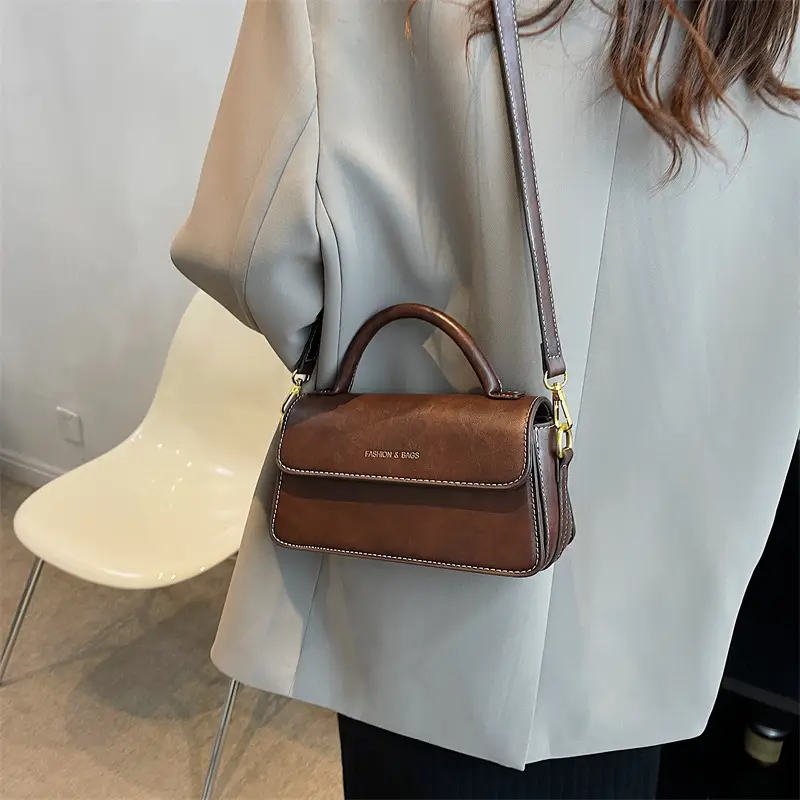 Vintage Textured Women's Shoulder Crossbody Bag 2024 - Image 6