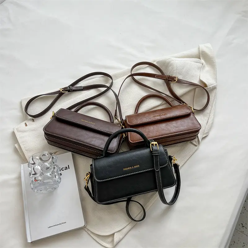 Vintage Textured Women's Shoulder Crossbody Bag 2024 - Image 7