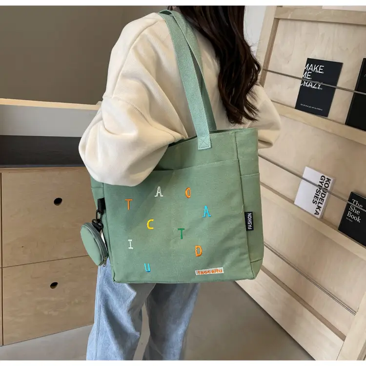 Women Canvas Tote Bag Large Capacity 2024 New Commuter — feature 11