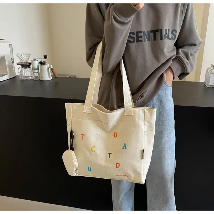 Women Canvas Tote Bag Large Capacity 2024 New Commuter — feature 16