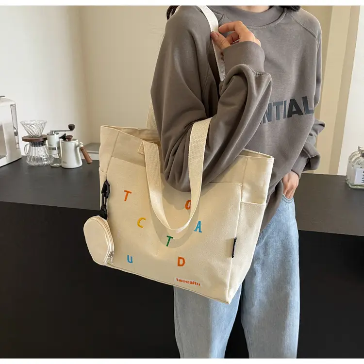 Women Canvas Tote Bag Large Capacity 2024 New Commuter — feature 19