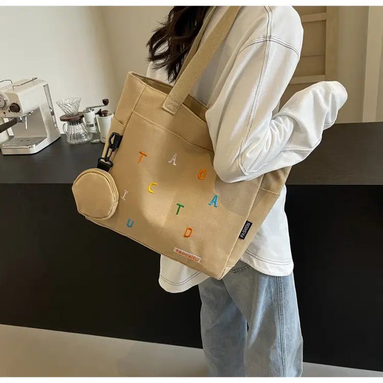 Women Canvas Tote Bag Large Capacity 2024 New Commuter — feature 21
