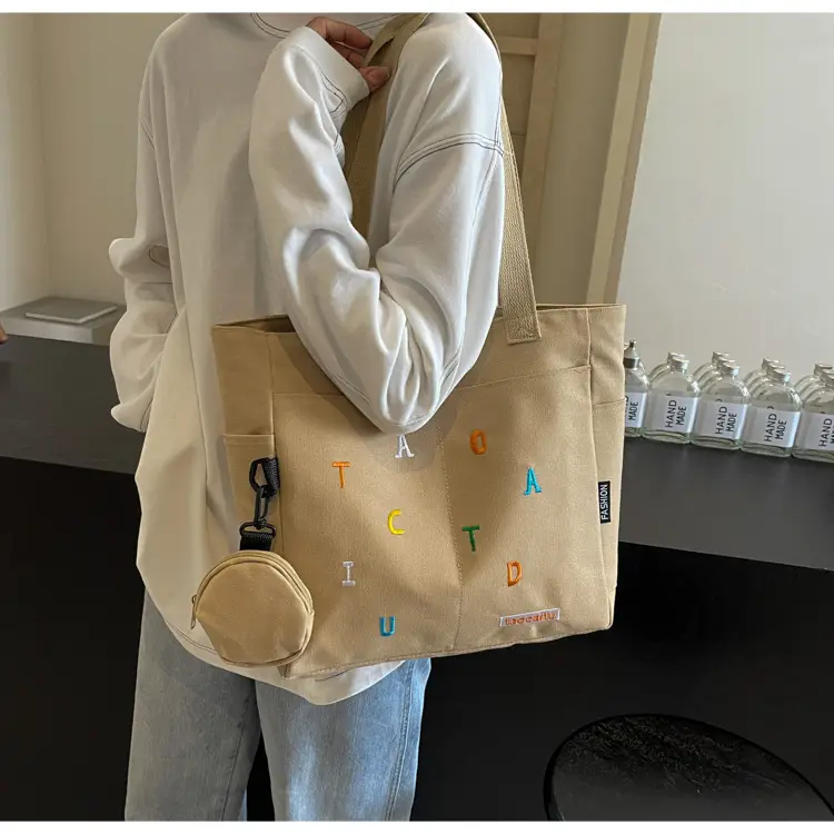 Women Canvas Tote Bag Large Capacity 2024 New Commuter — feature 23