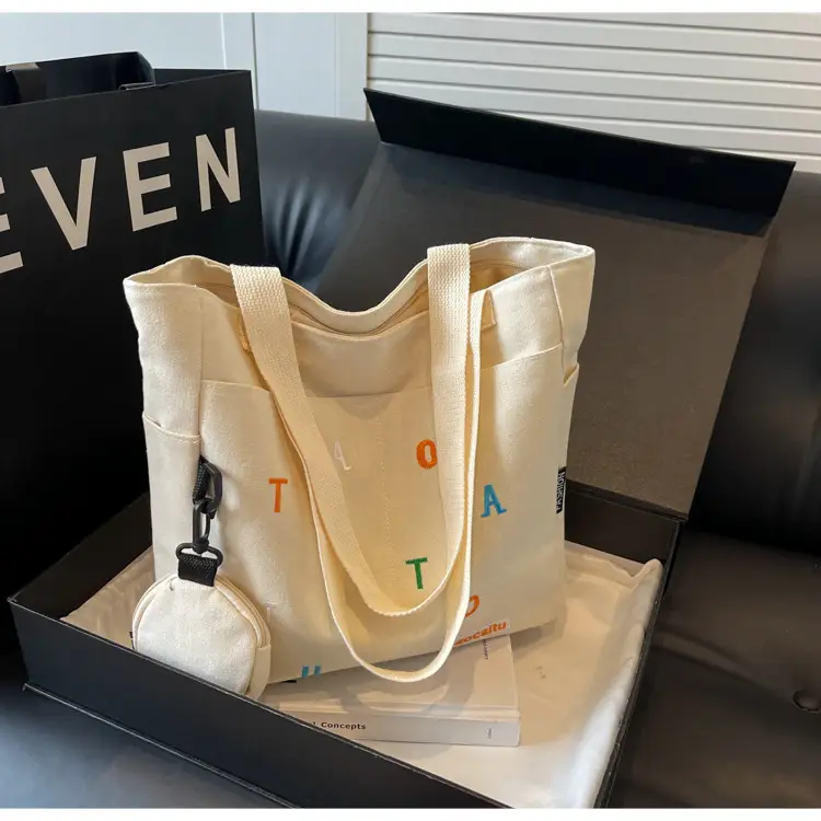 Women Canvas Tote Bag Large Capacity 2024 New Commuter — feature 26