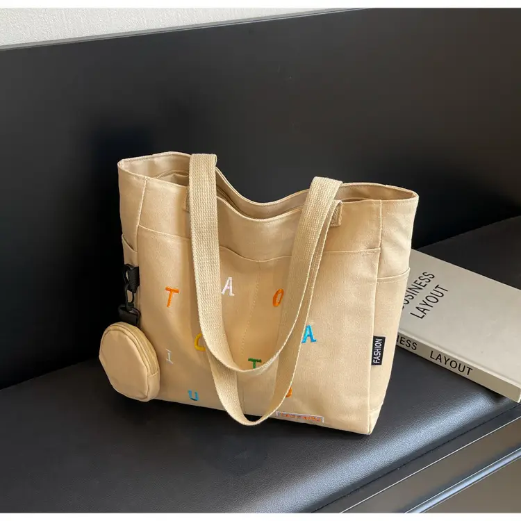 Women Canvas Tote Bag Large Capacity 2024 New Commuter — feature 31