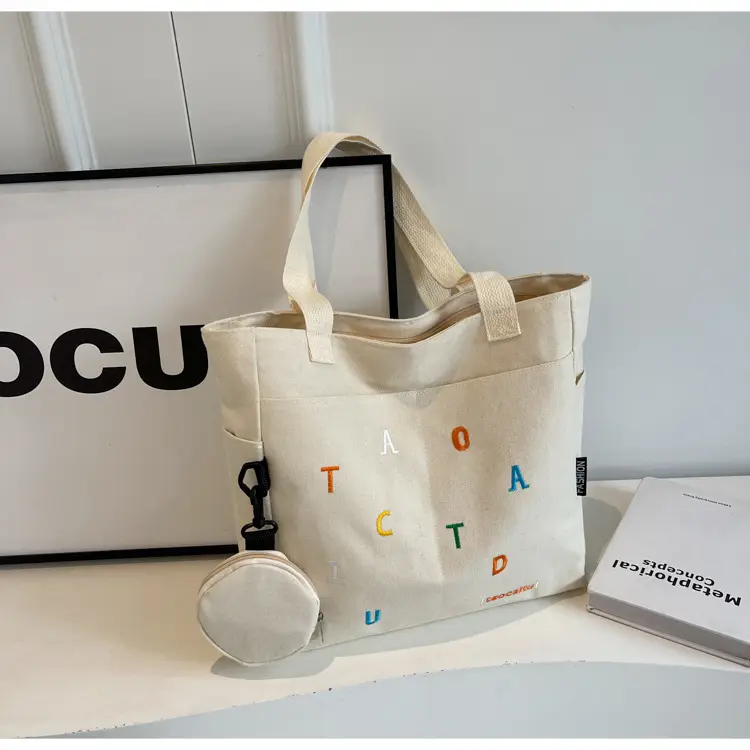 Women Canvas Tote Bag Large Capacity 2024 New Commuter — feature 34