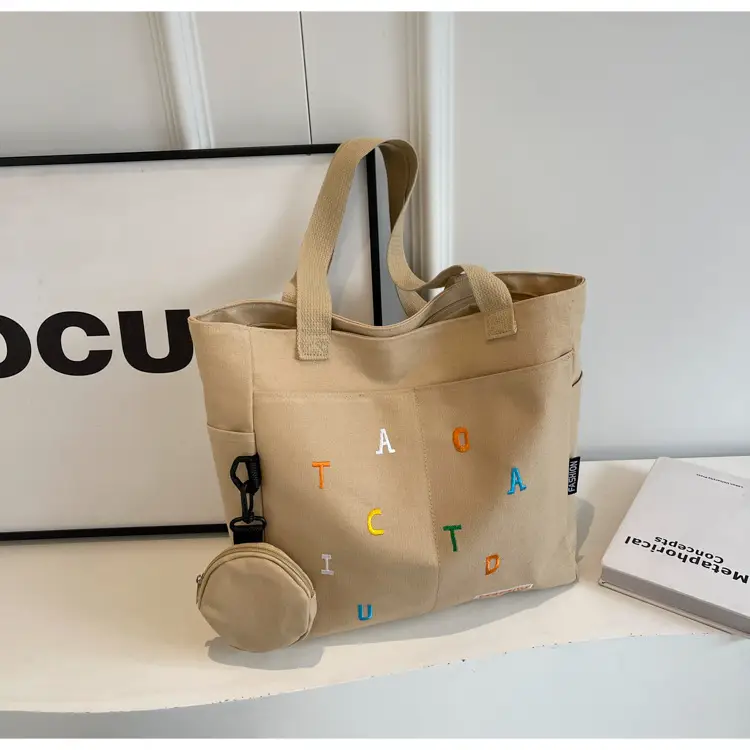Women Canvas Tote Bag Large Capacity 2024 New Commuter — feature 35