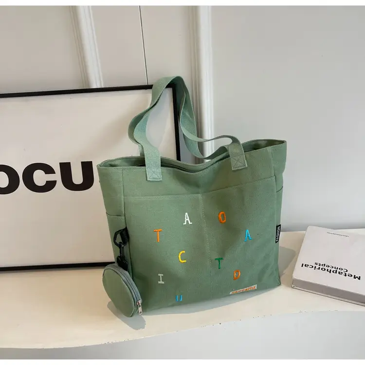 Women Canvas Tote Bag Large Capacity 2024 New Commuter — feature 36