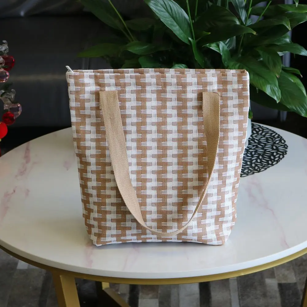Women's Woven Phone Bag with Handle - Image 2