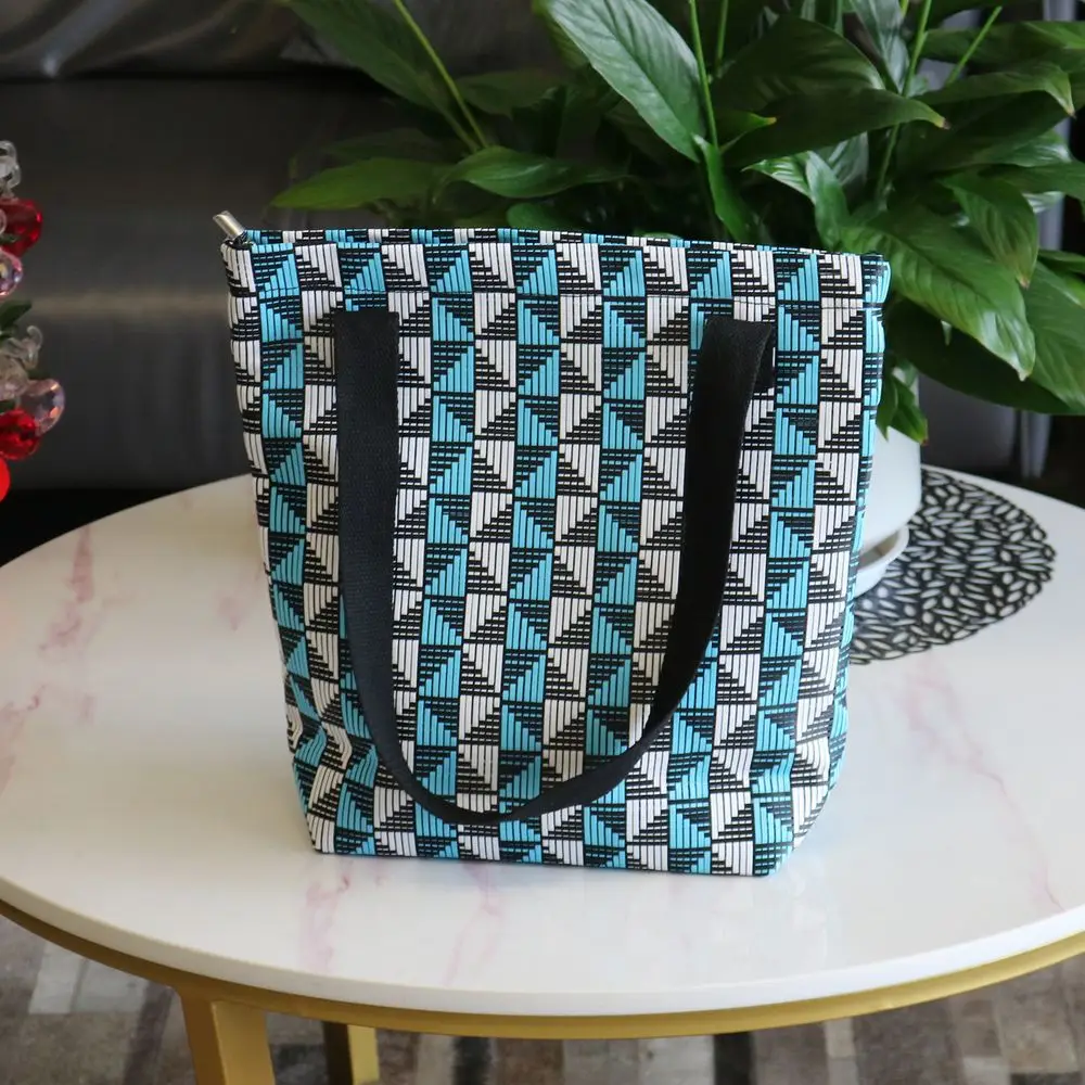 Women's Woven Phone Bag with Handle - Image 4