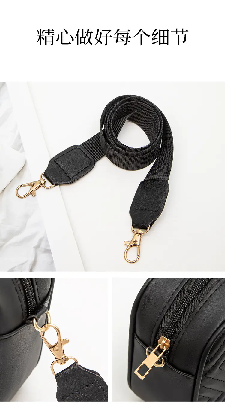 Black Wave Pattern Women's Crossbody Bag 2024 — feature 5