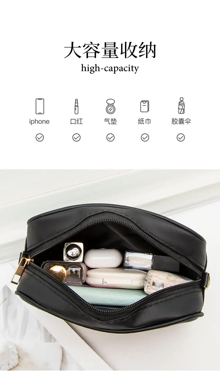 Black Wave Pattern Women's Crossbody Bag 2024 — feature 7