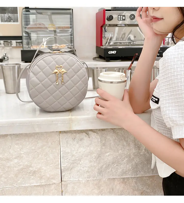 White Diamond Embroidered Crossbody Bag for Women — feature 17