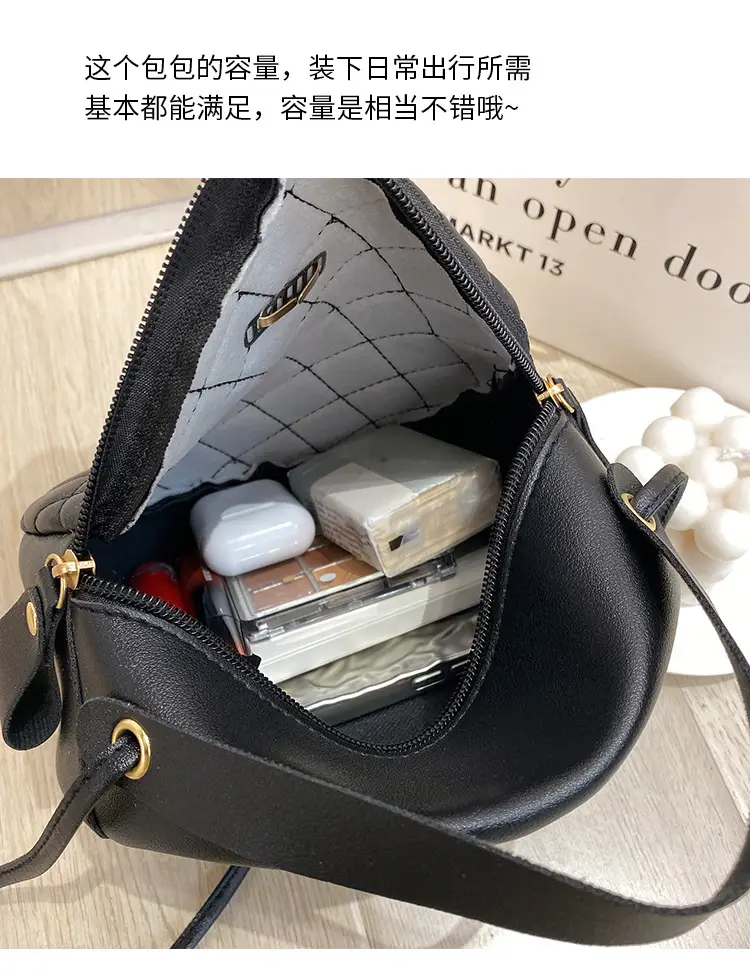 White Diamond Embroidered Crossbody Bag for Women — feature 3