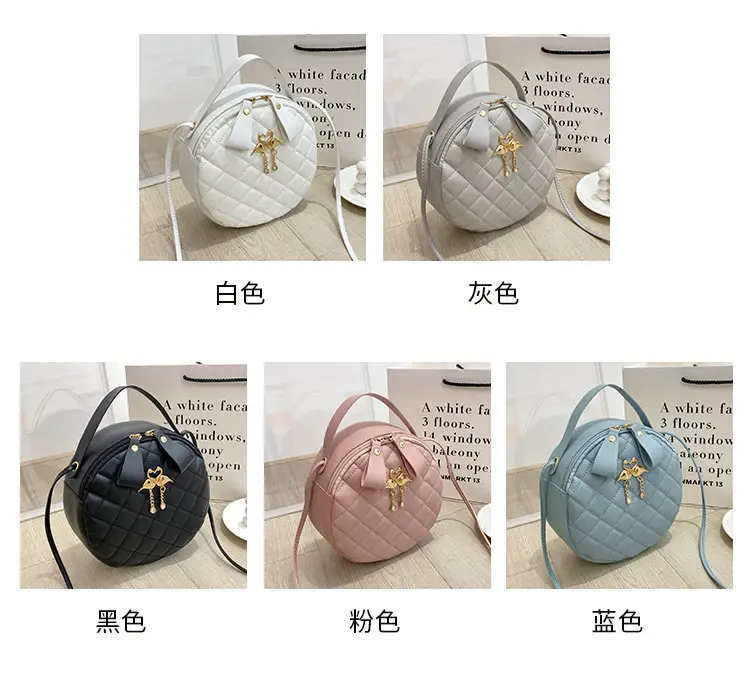 White Diamond Embroidered Crossbody Bag for Women — feature 6