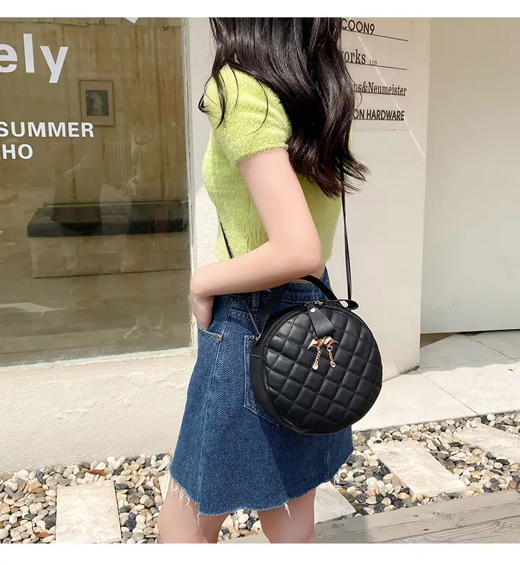 White Diamond Embroidered Crossbody Bag for Women — feature 8