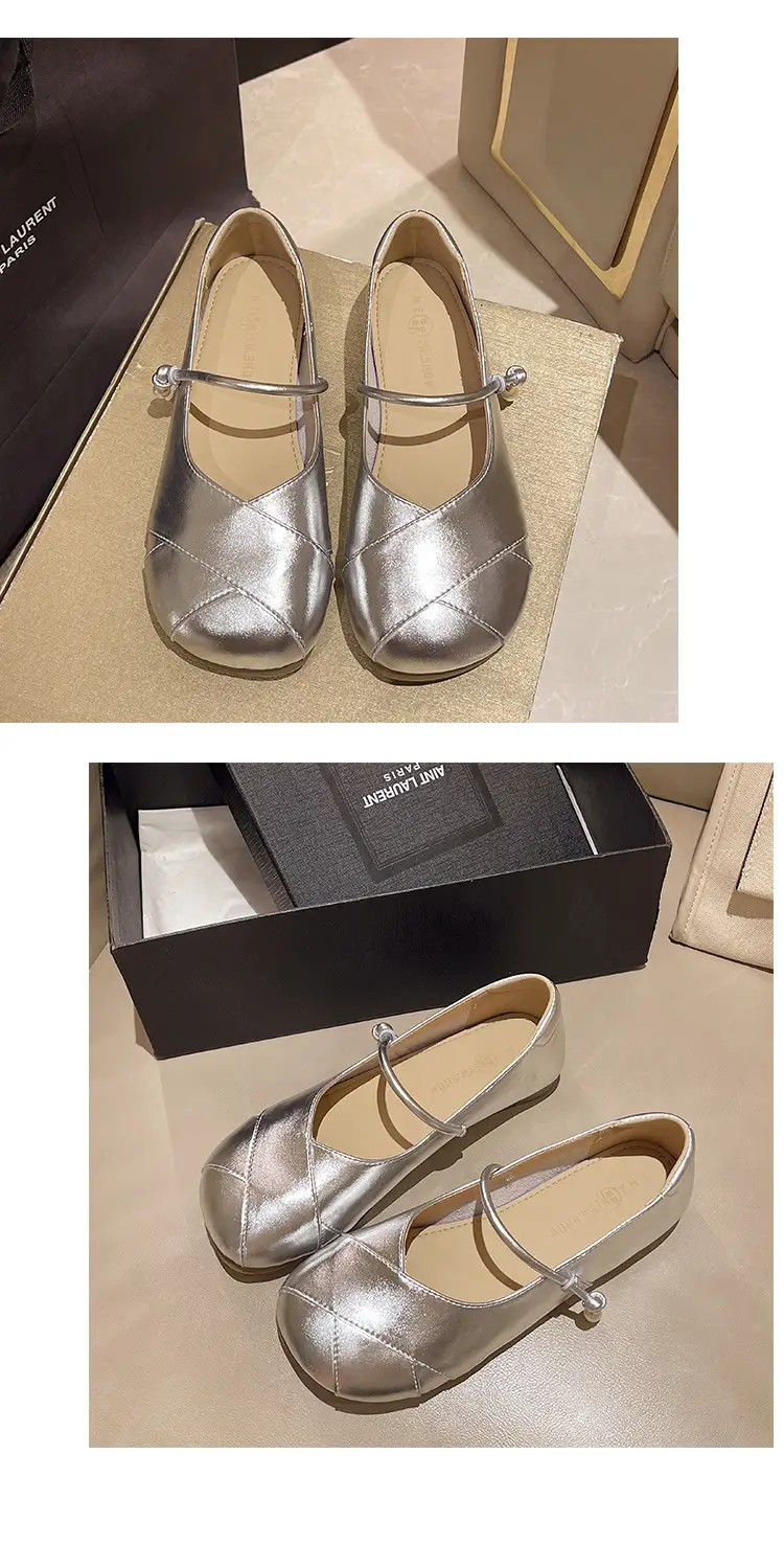French Style Mary Jane Women Flat Shoes Tan 2024 — feature 15