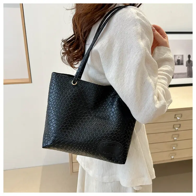 Women Woven Tan Shoulder Bag 2024 Spring Summer — feature 22