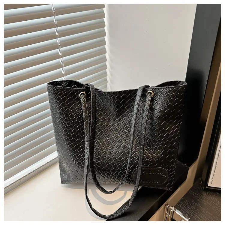Women Woven Tan Shoulder Bag 2024 Spring Summer — feature 25